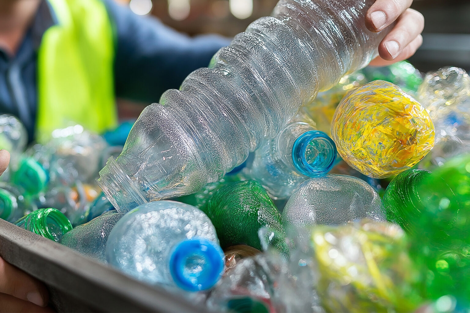 Recyclable PET bottles